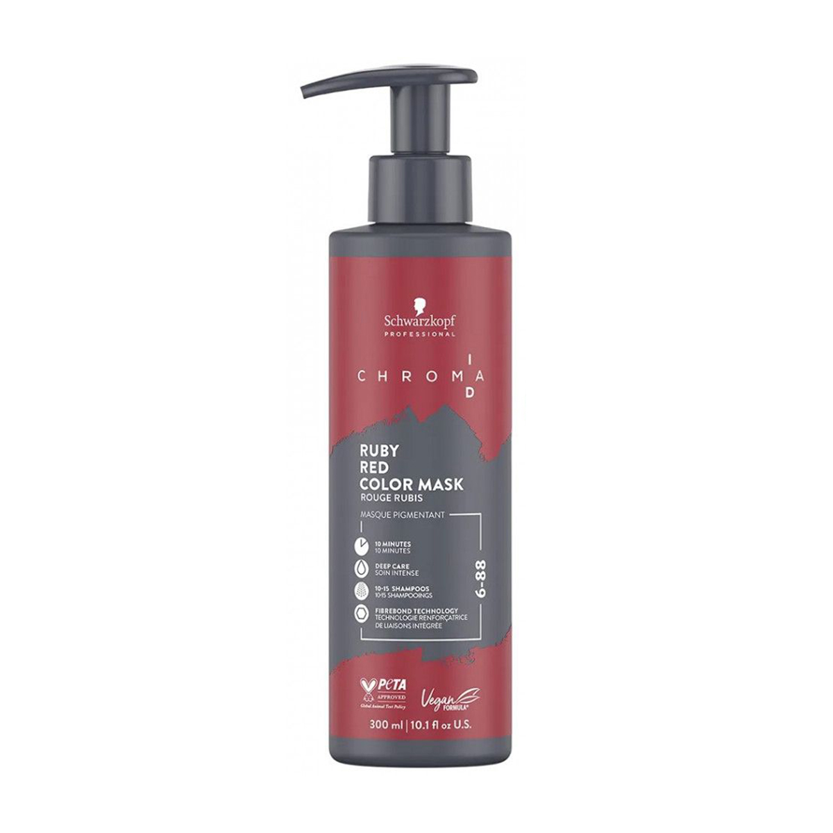 Уцінка! Тонувальна бондінг-маска для волосся Schwarzkopf Professional Chroma ID Bonding Color Mask, 6-88 Dark Blonde Red Extra, 300 мл