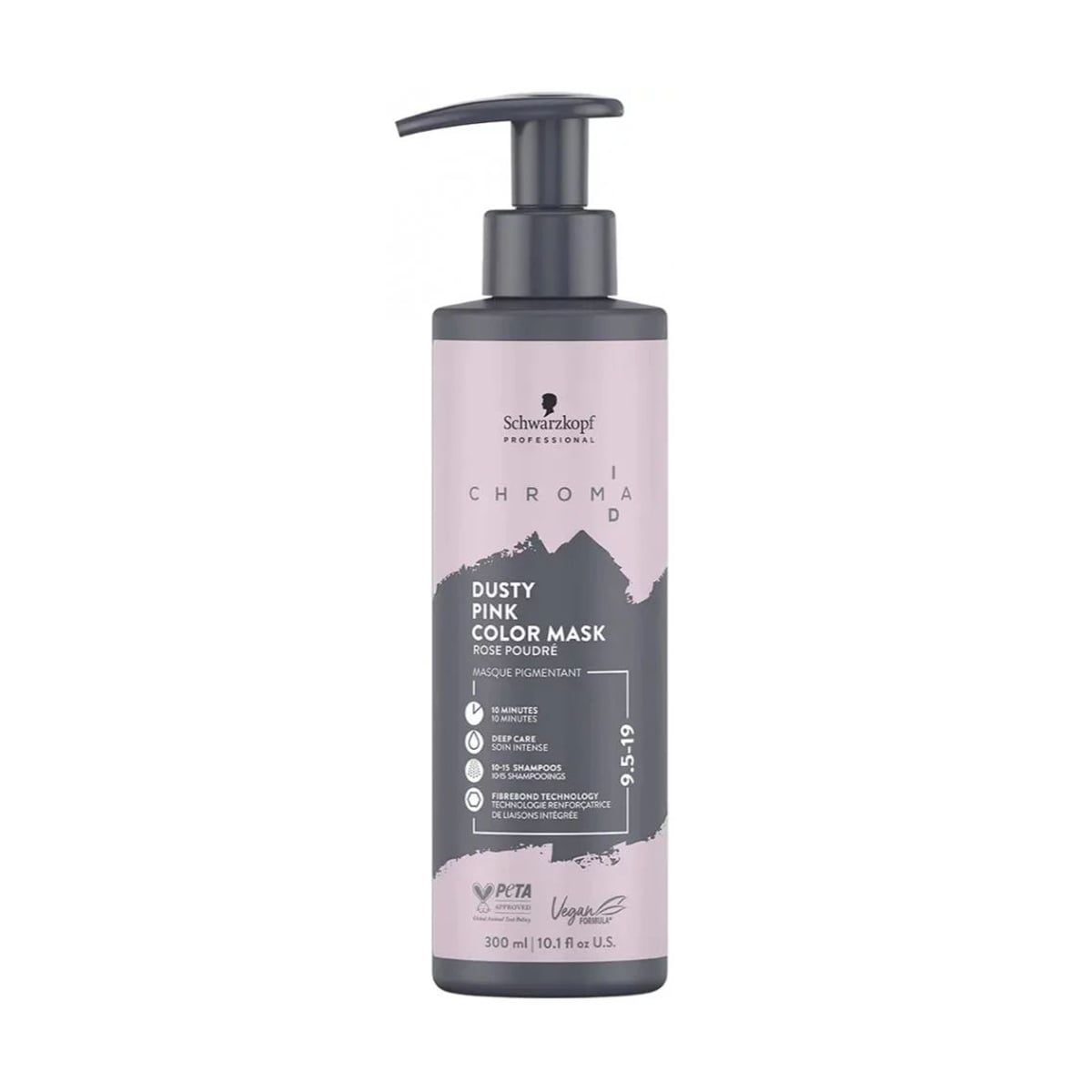 Уцінка! Тонувальна бондінг-маска для волосся Schwarzkopf Professional Chroma ID Bonding Color Mask, 9.5-19 Dusty Pink, 300 мл